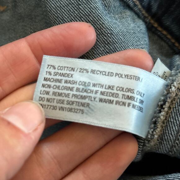 Goodfellow & co. Men's 365 Adaptive Seated Fit Relaxed Leg Jeans Blue Size 40x30 - Picture 10 of 10